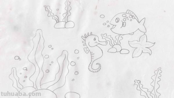 珊瑚怎么画简笔画（珊瑚怎么画简笔画图片）