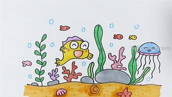 珊瑚怎么画简笔画（珊瑚怎么画简笔画图片）