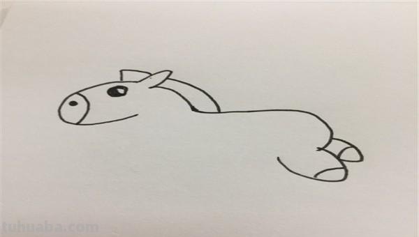 小马的简笔画怎么画（小马的简笔画怎么画最简单的）