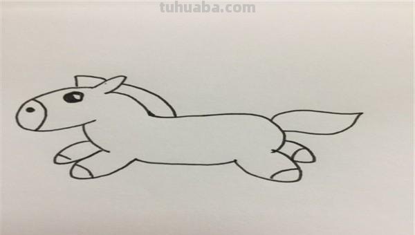 小马的简笔画怎么画（小马的简笔画怎么画最简单的）
