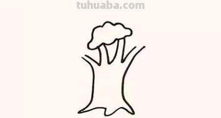 树怎么画简笔画步骤（树怎么画简笔画步骤图）