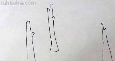 树怎么画简笔画步骤（树怎么画简笔画步骤图）