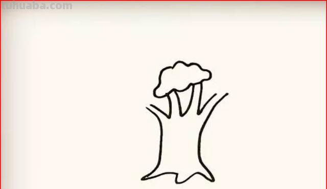 树怎么画简笔画步骤（树怎么画简笔画步骤图）