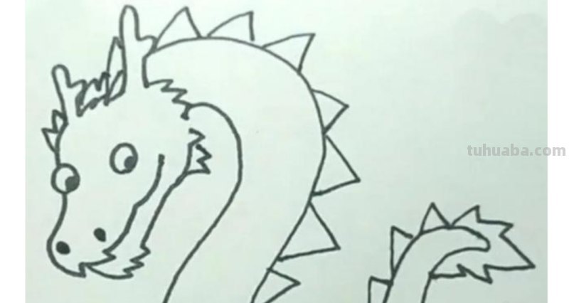 龙怎么画图片简笔画（龙怎么画图片简笔画大全）