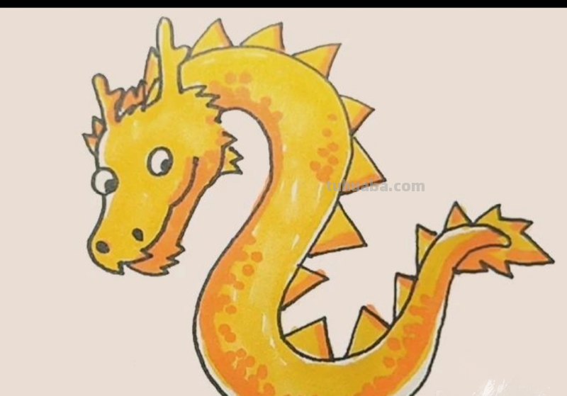 龙怎么画图片简笔画（龙怎么画图片简笔画大全）