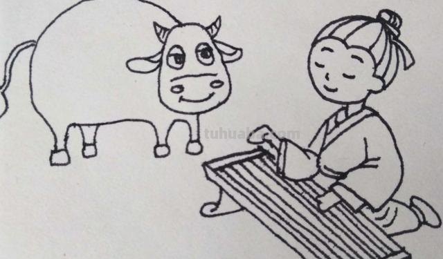 牛怎么画简笔画 儿童（牛怎么画简笔画 儿童 小学生）