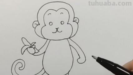 猴怎么画简笔画图片（猴怎么画简笔画图片大全）