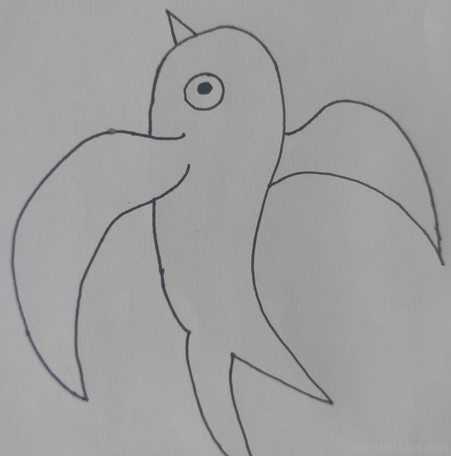 怎么画燕子简笔画图片（怎么画燕子简笔画图片大全）