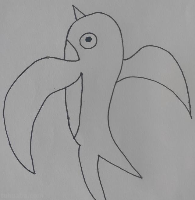 怎么画燕子简笔画图片（怎么画燕子简笔画图片大全）