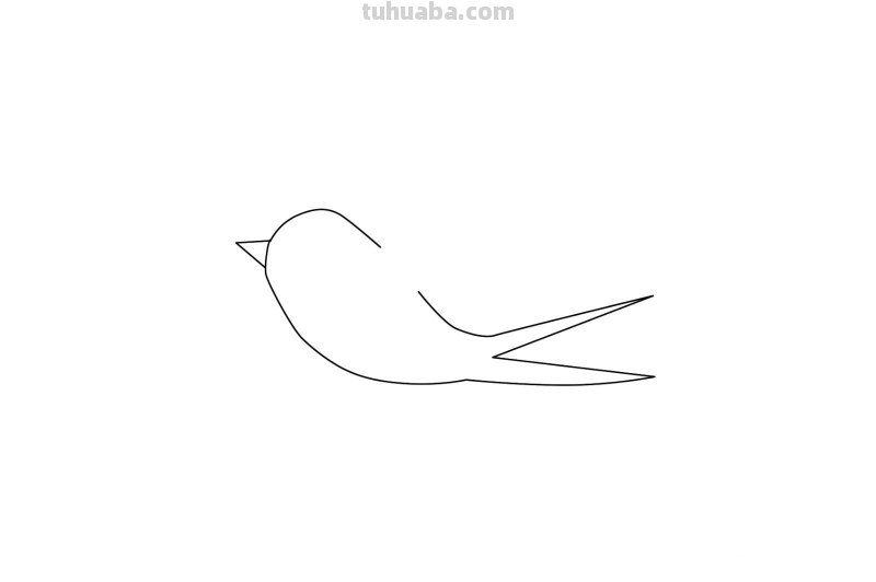 怎么画燕子简笔画图片（怎么画燕子简笔画图片大全）