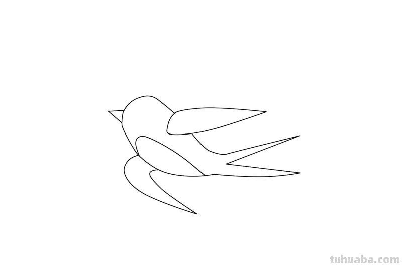 怎么画燕子简笔画图片（怎么画燕子简笔画图片大全）