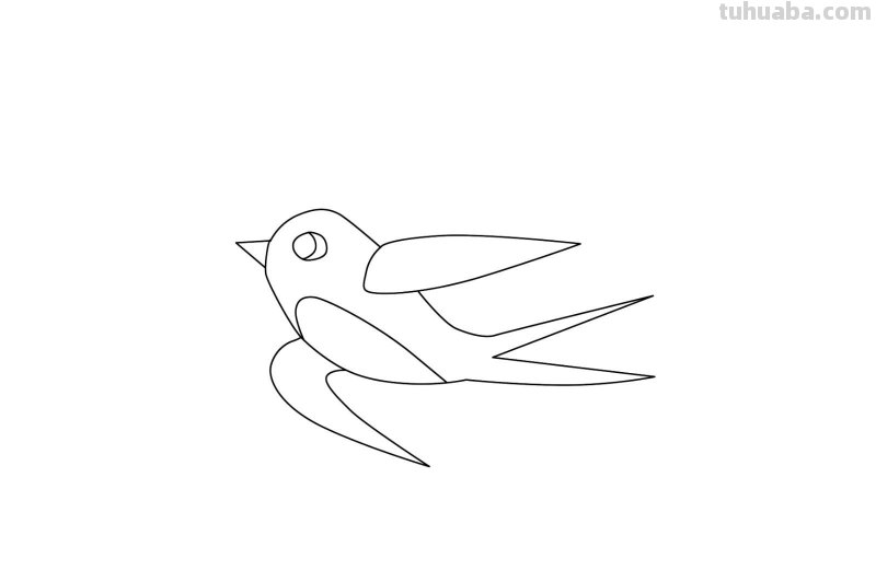 怎么画燕子简笔画图片（怎么画燕子简笔画图片大全）