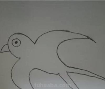 怎么画燕子简笔画图片（怎么画燕子简笔画图片大全）