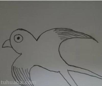 怎么画燕子简笔画图片（怎么画燕子简笔画图片大全）