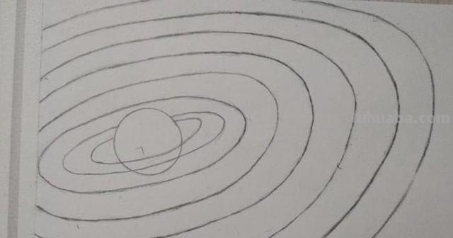 太阳系的简笔画怎么画（太阳系的简笔画怎么画图片）