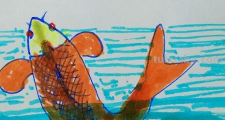 鲤鱼怎么画简笔画（鲤鱼怎么画简笔画图片）