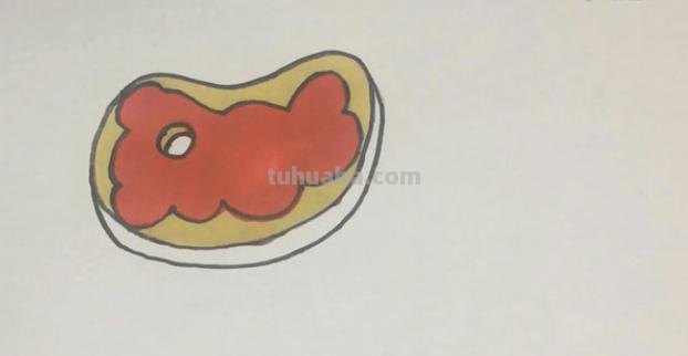 火腿怎么画简笔画（火腿怎么画简笔画图片大全）