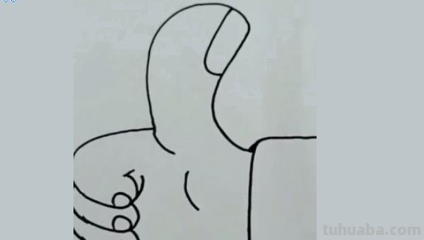 手用简笔画怎么画步骤（手用简笔画怎么画步骤）