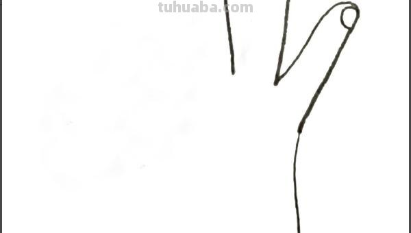 手用简笔画怎么画步骤（手用简笔画怎么画步骤）