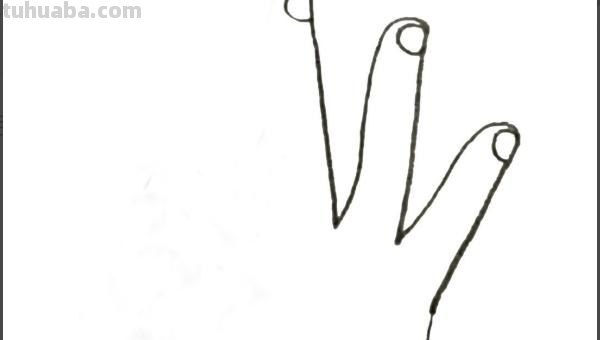 手用简笔画怎么画步骤（手用简笔画怎么画步骤）