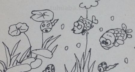 蜻蜓荷花怎么画简笔画（蜻蜓荷花怎么画简笔画图片）