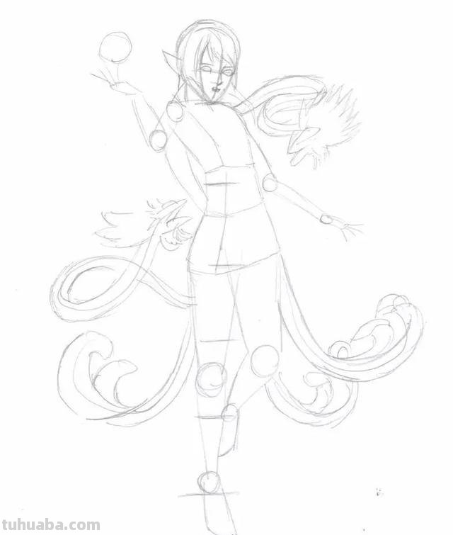 水王子怎么画简笔画（水王子怎么画简笔画六岁以上孩子）