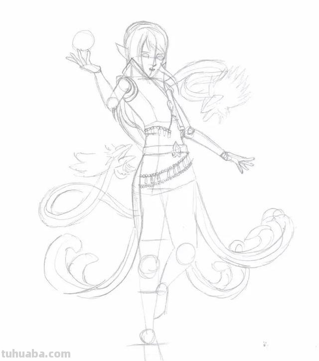 水王子怎么画简笔画（水王子怎么画简笔画六岁以上孩子）