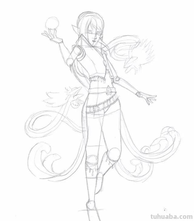 水王子怎么画简笔画（水王子怎么画简笔画六岁以上孩子）