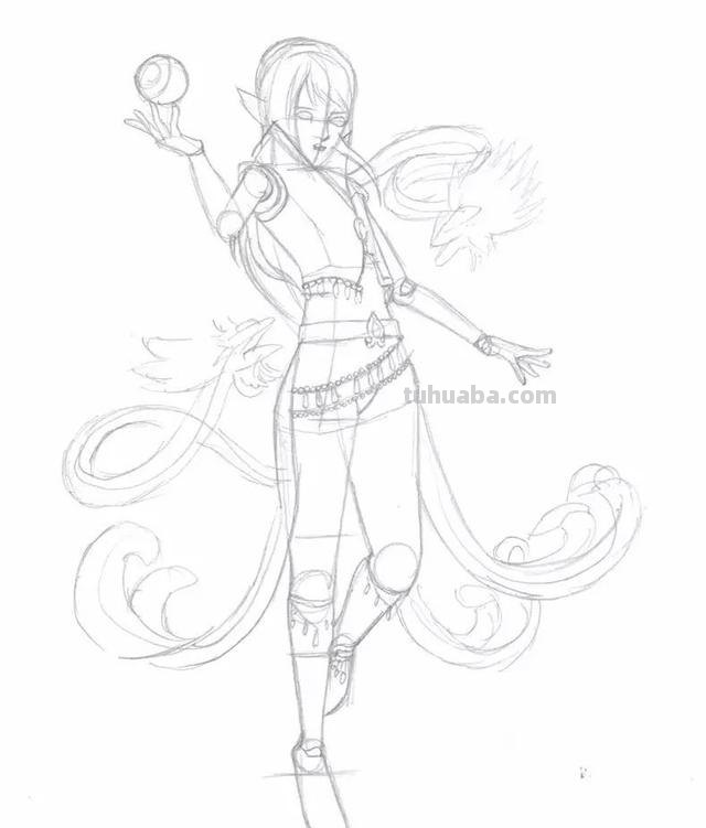 水王子怎么画简笔画（水王子怎么画简笔画六岁以上孩子）