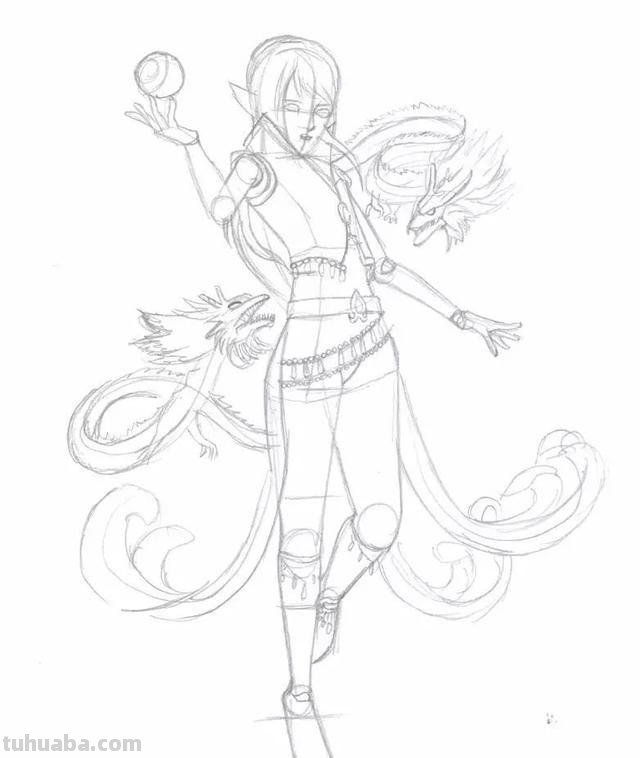 水王子怎么画简笔画（水王子怎么画简笔画六岁以上孩子）