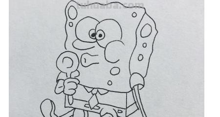 简笔画海绵宝宝怎么画（简笔画海绵宝宝怎么画?）