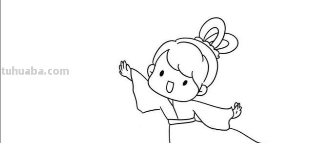 怎么画古装人物简笔画（怎么画古装人物简笔画 简单）