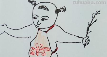 怎么画古装人物简笔画（怎么画古装人物简笔画 简单）