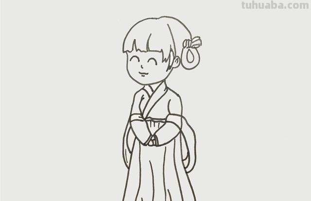 怎么画古装人物简笔画（怎么画古装人物简笔画 简单）