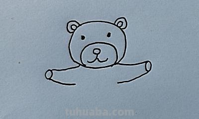 熊怎么画简笔画图片（失心熊怎么画简笔画图片）