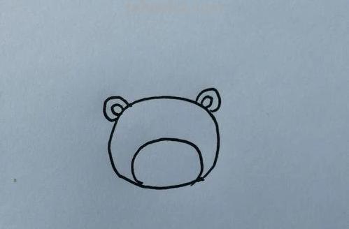 熊怎么画简笔画图片（失心熊怎么画简笔画图片）