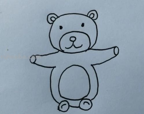 熊怎么画简笔画图片（失心熊怎么画简笔画图片）