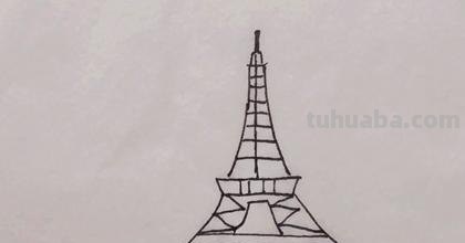 铁塔怎么画简笔画图片（铁塔怎么画简笔画图片大全）