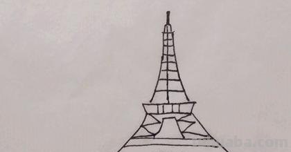 铁塔怎么画简笔画图片（铁塔怎么画简笔画图片大全）
