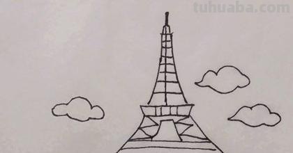 铁塔怎么画简笔画图片（铁塔怎么画简笔画图片大全）