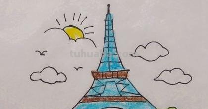 铁塔怎么画简笔画图片（铁塔怎么画简笔画图片大全）