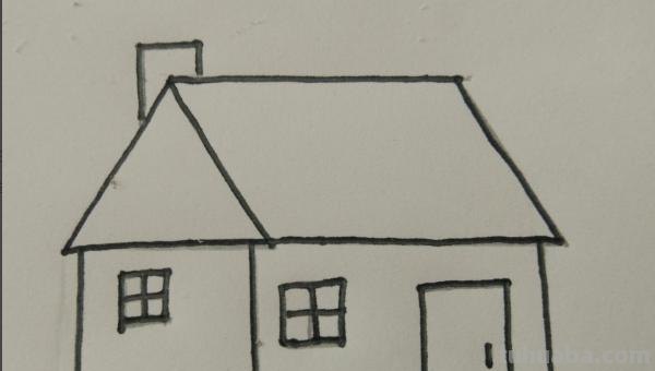 房子怎么画简笔画图片（房子怎么画简笔画图片大全）