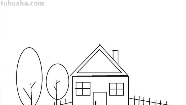 房子怎么画简笔画图片（房子怎么画简笔画图片大全）