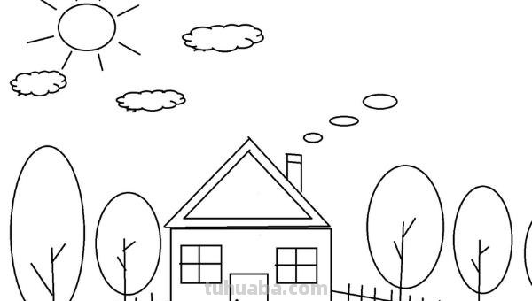 房子怎么画简笔画图片（房子怎么画简笔画图片大全）