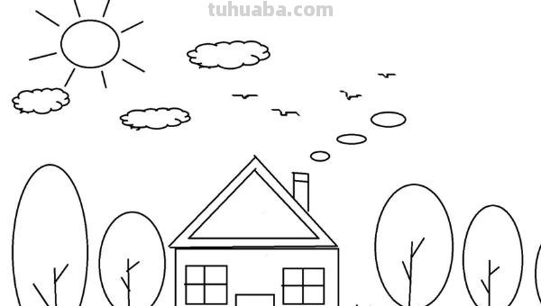 房子怎么画简笔画图片（房子怎么画简笔画图片大全）