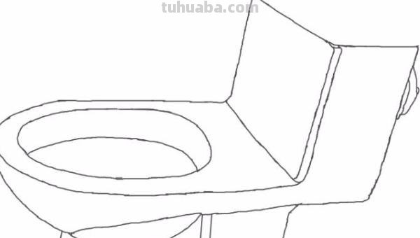马桶怎么画简笔画图片（马桶怎么画简笔画图片大全大图儿童）