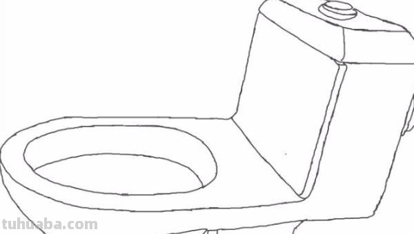 马桶怎么画简笔画图片（马桶怎么画简笔画图片大全大图儿童）
