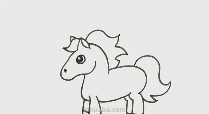 马怎么画简笔画图片（马怎么画简笔画图片大全大图）