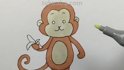 猴子怎么画简笔画图片（猴子怎么画简笔画图片大全大图）