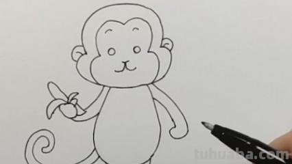 猴子怎么画简笔画图片（猴子怎么画简笔画图片大全大图）
